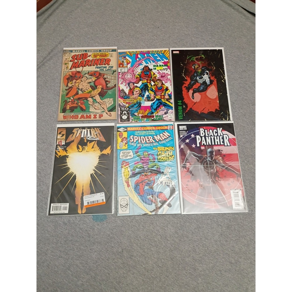 Marvel Comics Lot X-Men 282 1st Bishop Sub-Mariner 50 Sentry 1 Venom Spider-Man
